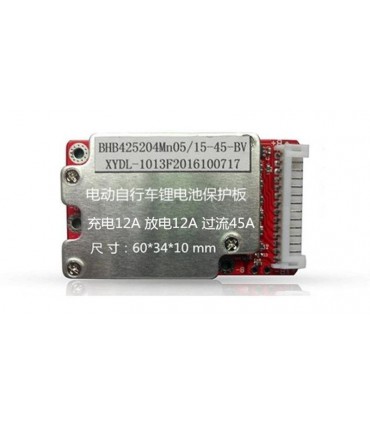 Плата контроллер аккумулятора BMS LiIon 13S 48V разряд 15A заряд 5A (17654)