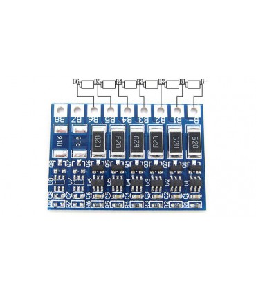 Балансир активный для LiIon аккумуляторов 6S 4.2V (17807)