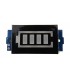 Индикатор заряда разряда батареи Li-Ion 16S 60V синий (18131)