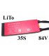 Плата защиты балансир BMS литий титанат аккумулятора LiTo 35S 84V 80A (14980)