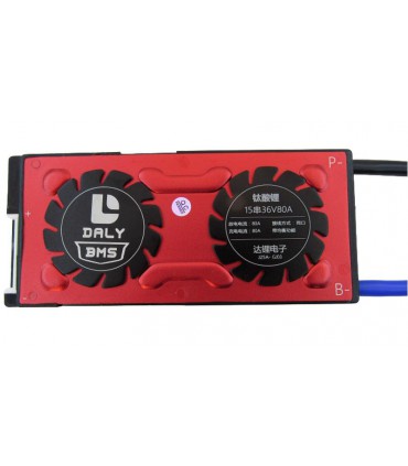 Плата защиты балансир BMS литий титанат LiTo Daly 15S 36V 80A (15095)