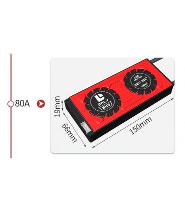 Плата защиты балансир BMS литий титанат LiTo Daly 25S 60V 80A (15097)