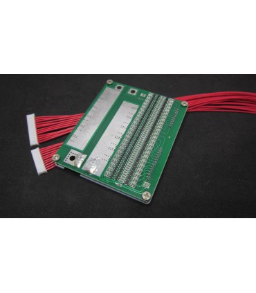 Плата защиты аккумулятора с балансировкой BMS LiFePo 24S 72V 20A (16145)