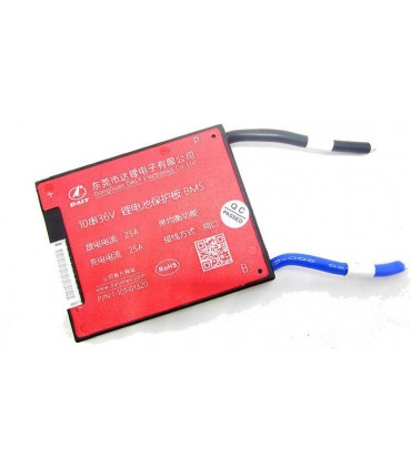 Контроллер защиты заряда разряда BMS 10S LiIon 36V 25A водонепроницаемая (12927)
