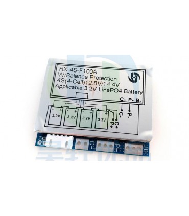 Контроллер защиты заряда разряда BMS 4S LiFePo4 100A (14674)