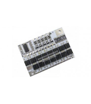 Плата защиты аккумулятора BMS для Li-Ion с балансировкой 4S 16.8V 100A (16078)