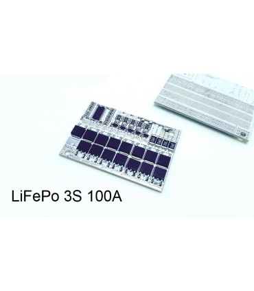 Плата защиты балансир BMS LiFePo 3S 9.6V 100A (14985)