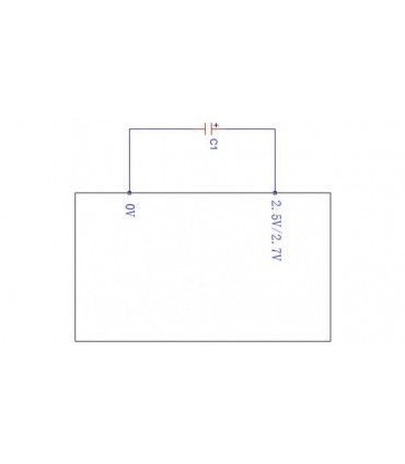 Плата защиты суперконденсатора ионистора 2.7V 500F (11639)