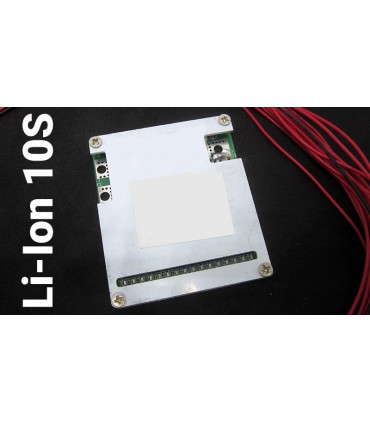 Контроллер защиты заряда разряда BMS 10S Li-Ion 36V 40A (15415)