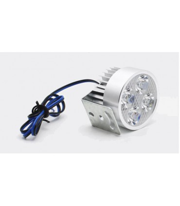 Фара для электровелосипеда 12-80V 4*LED с креплением (15272)