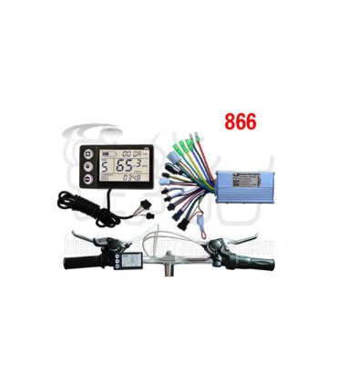 Контроллер электровелосипеда с дисплеем 350W 36V C36 866C-6 (16643)
