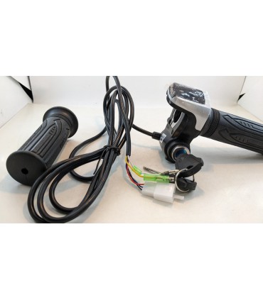 Ручка газа комплект с дисплеем и замком 60V (19431)