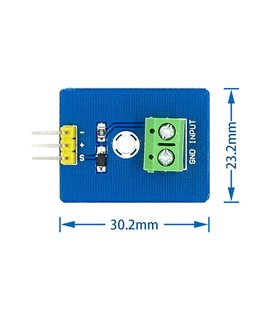 Аналоговый пьезоэлектрический керамический датчик вибрации (17510)