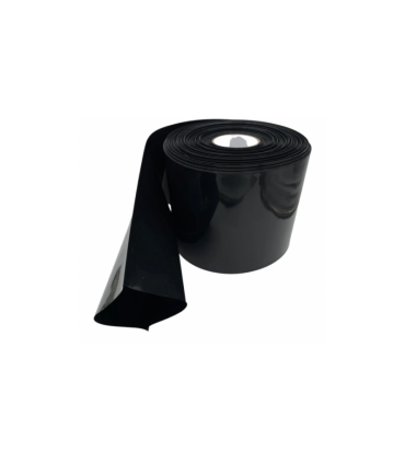 Термоусадка для сборки аккумуляторов 80мм*0.2мм 1м черная (23008)