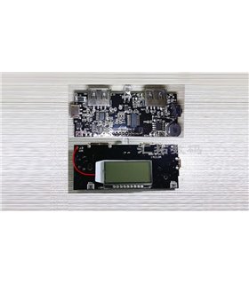 Power Bank портативная зарядка 6*18650 LCD 2A (14905)