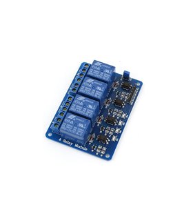 4-х канальный модуль реле релейный модуль 12V 10A Arduino (16333)