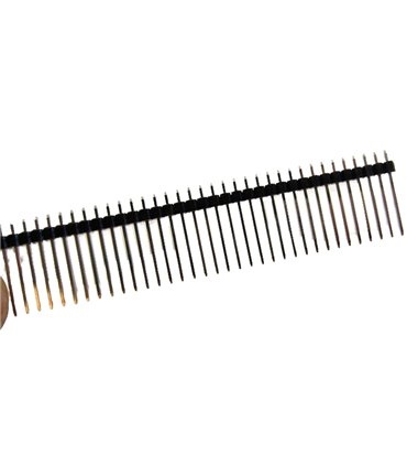 Штекер вилка штыревого соединения удлиненный 20мм шаг 2.54мм (17567)