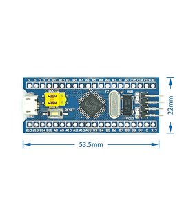 Системная плата микроконтроллер STM32F030C8T6 STM32 ARM (17628) Системная плата микроконтроллер STM32F030C8T6 STM32 ARM (17628)
