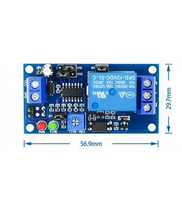 Реле задержки 12V с потенциометром (17528)
