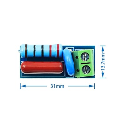 Радиоуправляемый модуль реле контактной защиты электромагнитный модуль защиты от помех (17513)