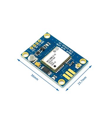Приёмник GPS глонасс GY-NEO8M с активной антенной и USB Neo 8M (17539)