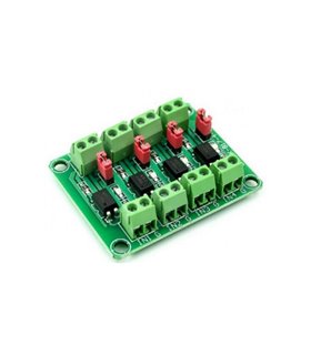 Оптопара PC817 4-х канальный модуль управления напряжением (17640)