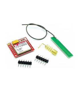 Модуль SIM800L плата адаптер GPRS GSM microSIM (17627) Модуль SIM800L плата адаптер GPRS GSM microSIM (17627)