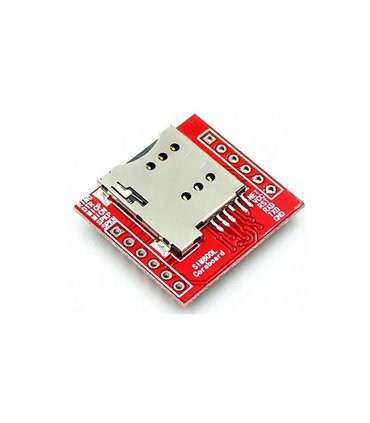 Модуль SIM800L плата адаптер GPRS GSM microSIM (17627)