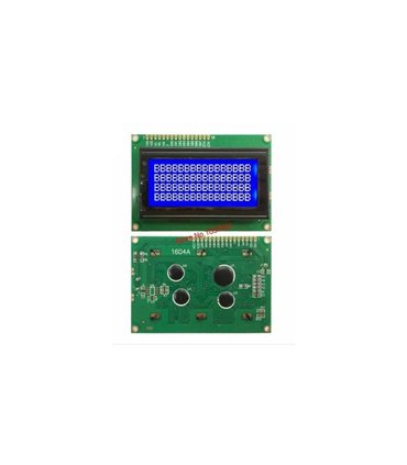 Модуль LCD 1604 дисплей синий символы белые под Arduino (17626)