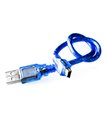 Кабель USB mini USB для UNO R3 Nano 30см (17516)