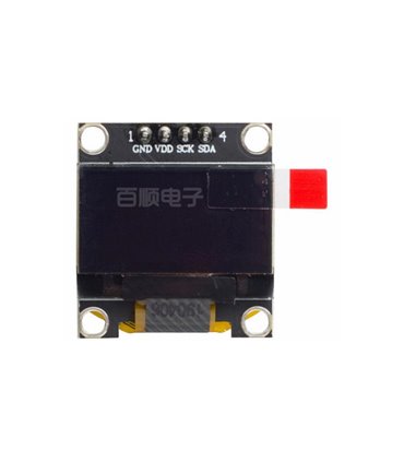 Дисплей OLED 0.96-дюймовый i2c желто-синий однокристальный (17239)