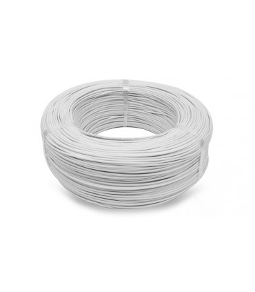 Монтажный силиконовый кабель 20 awg 3239 1.9мм 3kv белый 1м (23002)