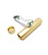 Power Bank павербанк 1*18650 с фонариком LED 3W золотой (15477)