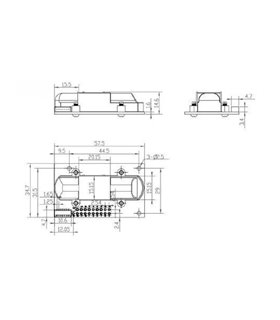 Инфракрасный модуль датчика углекислого газа MH-Z14A CO2 0-5000ppm (15743)