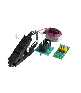 Прищепка переходник для программатора SOIC8 SOP8 (15497) Прищепка переходник для программатора SOIC8 SOP8 (15497)