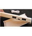 Power Bank на 5 банок 18650 5V 2A с фонариком и двумя USB белый (16579) Power Bank на 5 банок 18650 5V 2A с фонариком и двумя USB белый (16579)