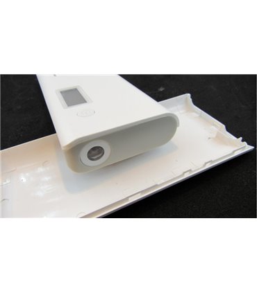 Power Bank на 5 банок 18650 5V 2A с фонариком и двумя USB белый (16579)