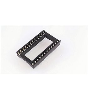 Панелька для микросхем IC гнездо dip-24pin Wide (10420)