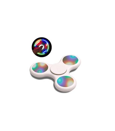 Светящийся спиннер LED Spinner игрушка на три пальца (12941)