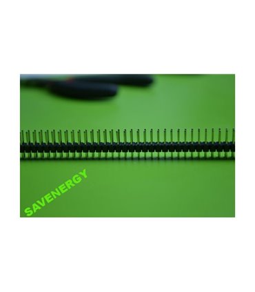 Планка штыревая на плату 40pin два ряда прямая 2.54мм PLS-40 (10196)