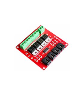 Электронный блок 4-позиционный переключатель модуль MOSFET IRF540 (17531) Электронный блок 4-позиционный переключатель модуль MOSFET IRF540 (17531)