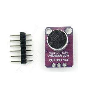 Электретный микрофонный усилитель регулируемый GY-MAX4466 MAX4466 (17644)