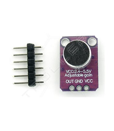 Электретный микрофонный усилитель регулируемый GY-MAX4466 MAX4466 (17644)