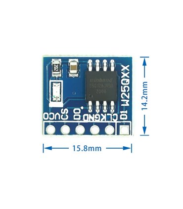 Модуль флэш-памяти большой емкости W25Q128 SPI BV FV STM32 (17542)