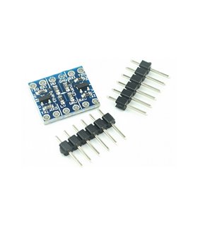 Модуль преобразования уровня IIC I2C 5V-3V 2-канальный (17546) Модуль преобразования уровня IIC I2C 5V-3V 2-канальный (17546)