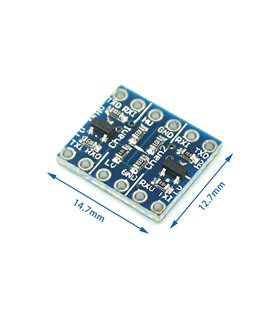 Модуль преобразования уровня IIC I2C 5V-3V 2-канальный (17546) Модуль преобразования уровня IIC I2C 5V-3V 2-канальный (17546)