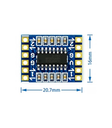 Модуль последовательного порта RS232 SP3232 TTL-модуль 5exar (17543)