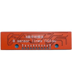 Модуль поиска линии RC8 8-полосный модуль линии Arduino (17820) Модуль поиска линии RC8 8-полосный модуль линии Arduino (17820)