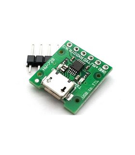 Конвертер USB-TTL CH340E 3.3V 5V USB UART RS232 TTL (17545)