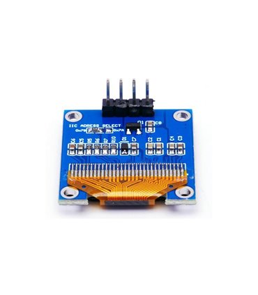 ЖК-дисплей OLED белый 0.96 дюймовый дисплей 128*64 (17671)